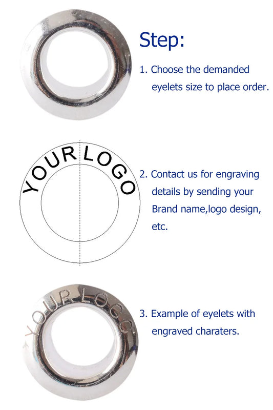 Customized Laser engraving logo brand,Solid 925 Sterling Silver Eyelet Rivets for Big Hole Beads,diy jewelry making accessories