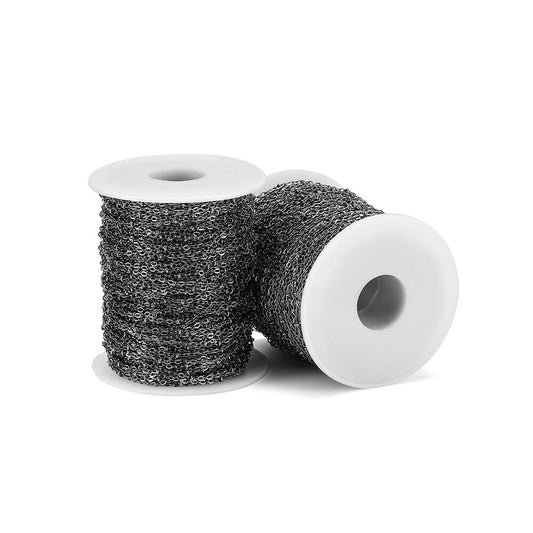 Twisted Chains Beaded Cable Link, 5 Meter