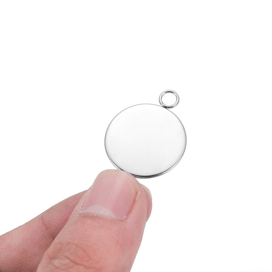 20 Stück 6–25 mm Edelstahl-Cabochon-Basis