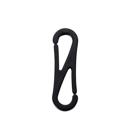 Black Plastic Hat Hook, 30pcs