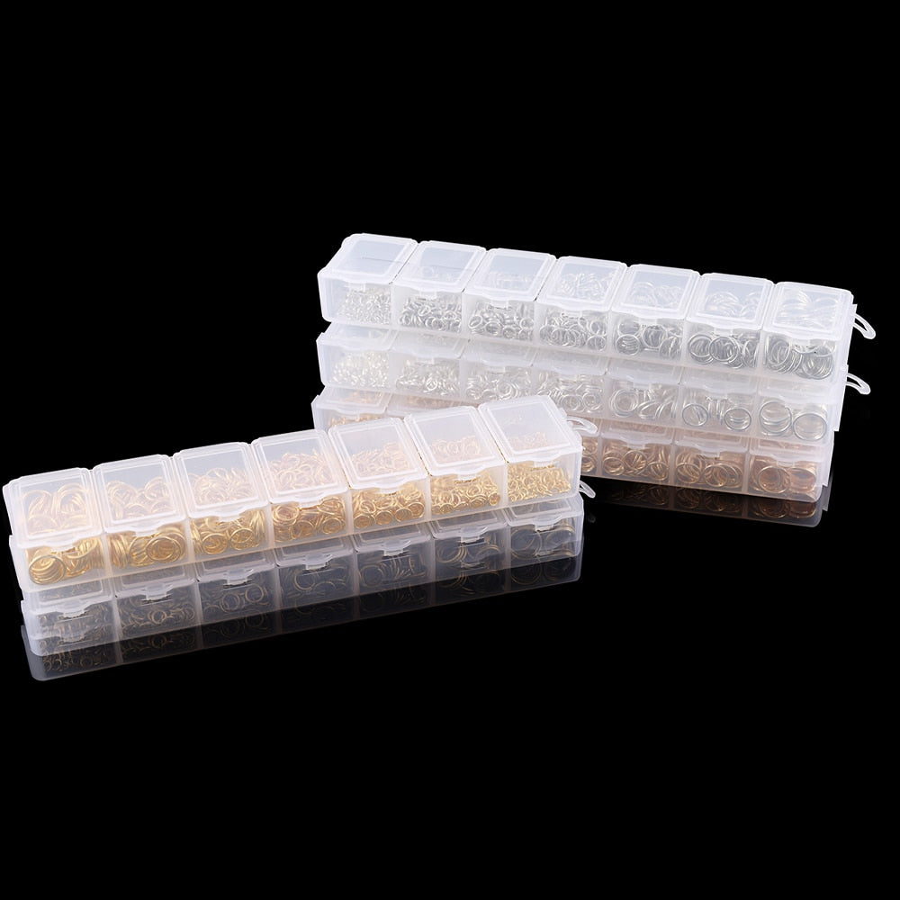 Open Jump Ring Connectors Set, 1370pcs