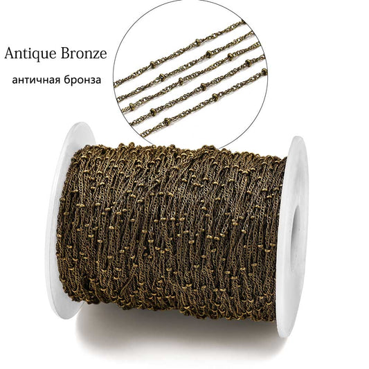 1.8mm Ball Chain Necklace Bead, 5m lot