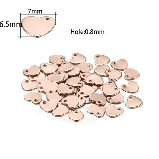 20Pcs Gold/Rose Gold Stainless Steel Charms