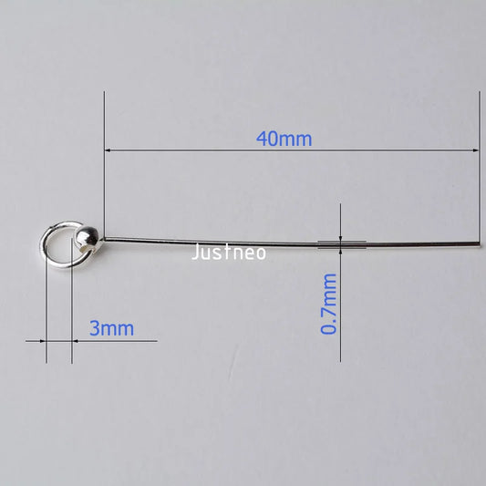 Solid 925 Sterling Silver Pinch Bails Pin Pendants Findings Connector Bale Pinch Clasp Pendant for Jewelry DIY Components