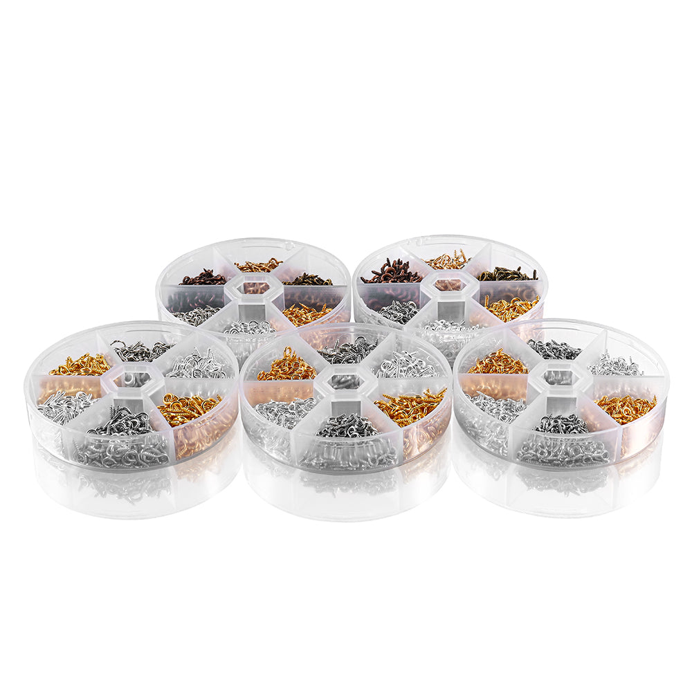 Gemischte Mini-Ösennadeln, 600–900 Stück