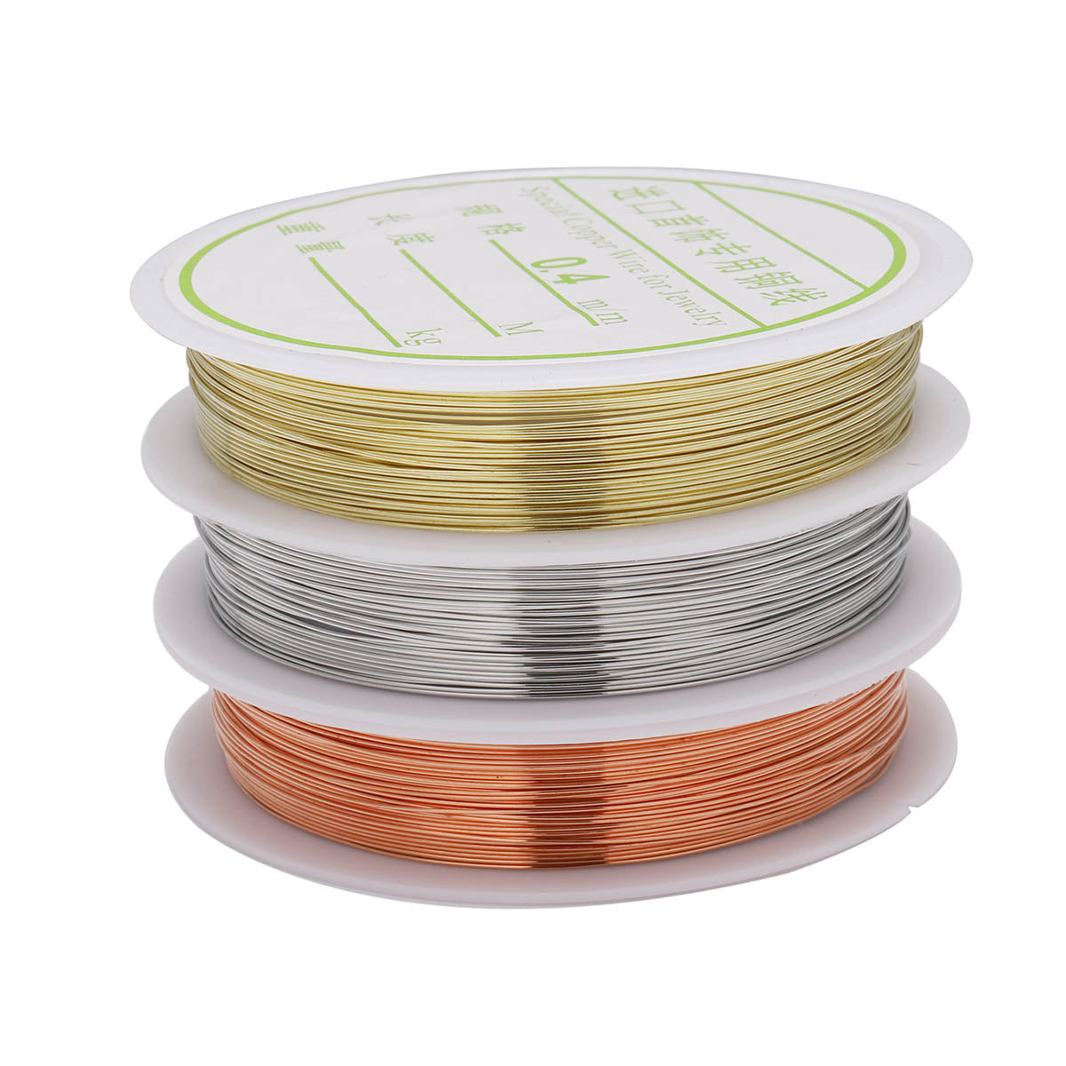 Sturdy Gold Alloy Copper Wire Dia 0.2 0.3 0.4 0.5 0.6 0.7 0.8 1 mm, 1 Roll