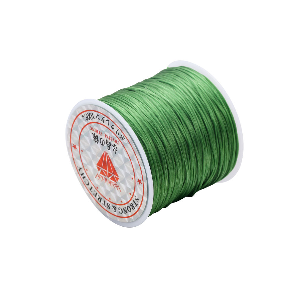 Cordon élastique solide pour perles de cristal, 1 mm, rouleau de 10 à 40 m