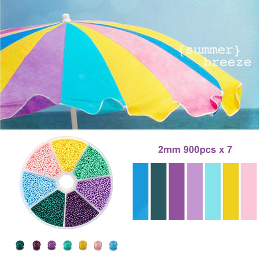 7 Colors Seed Beads Jewelry Kit