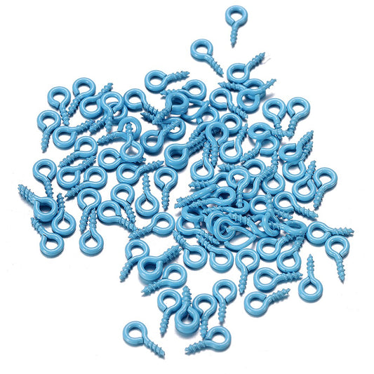 4x8mm Colorful Mini Eye Pins, 200pcs