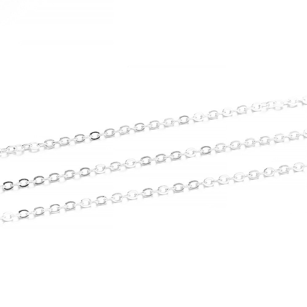 Long Necklace Chains, Brass - 10m lot