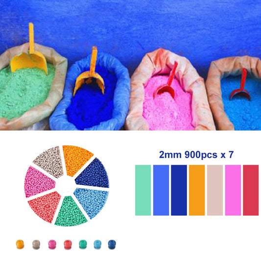 Czech Charm Crystal Spacer Beads Set