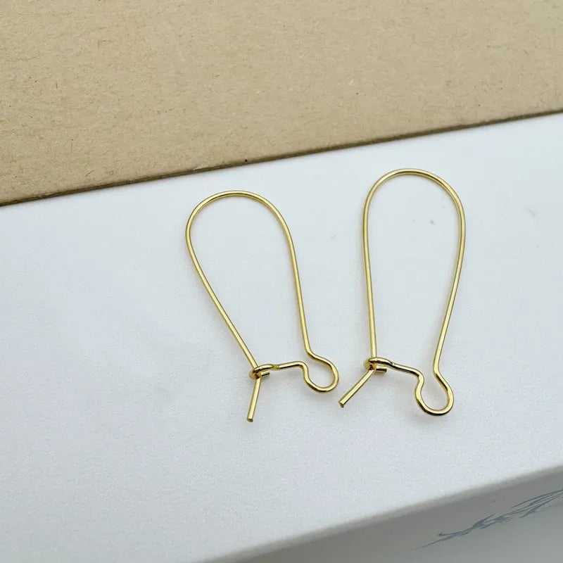 1Pair Solid 925 Sterling Silver Earring Hooks Korea DIY Jewelry Accessories Handmade Making Components Finding