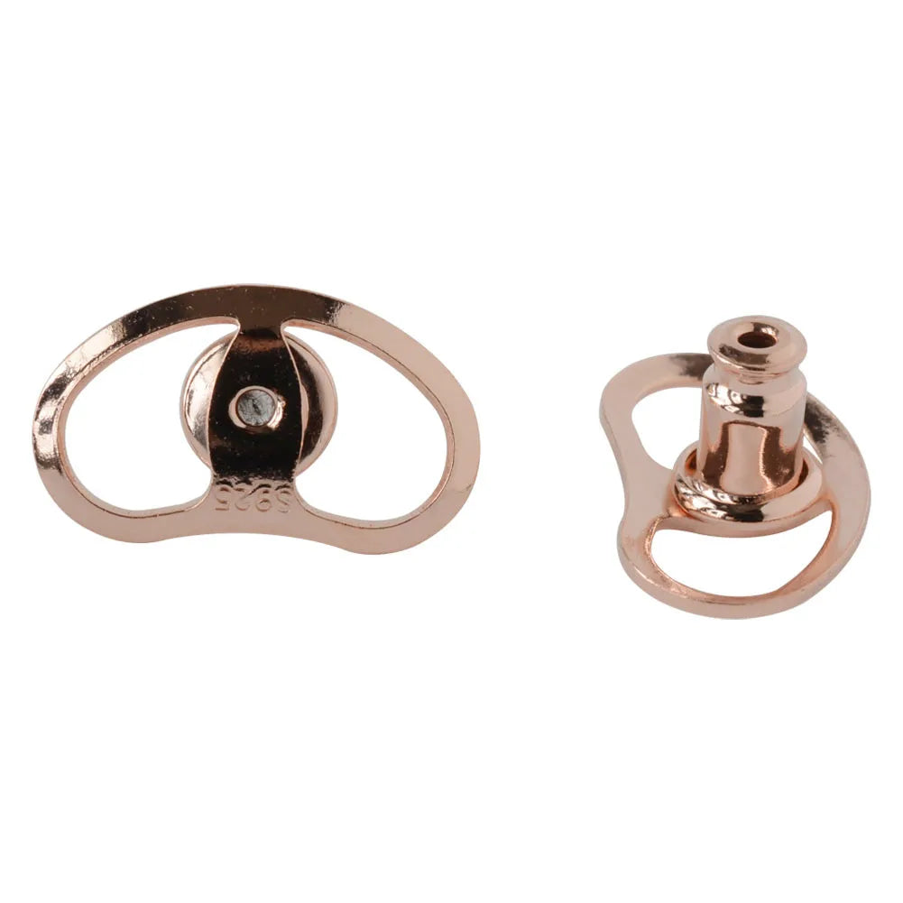 925 Sterling Silver Earring Backs for Droopy Ears, Hypoallergenic Earring Backs for Heavy Earring