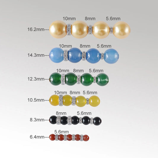 925 Sterling Silver CZ Rondelle Spacer Beads, Silver Clear Cubic Zirconia Loose Beads for DIY Craft Jewelry Making