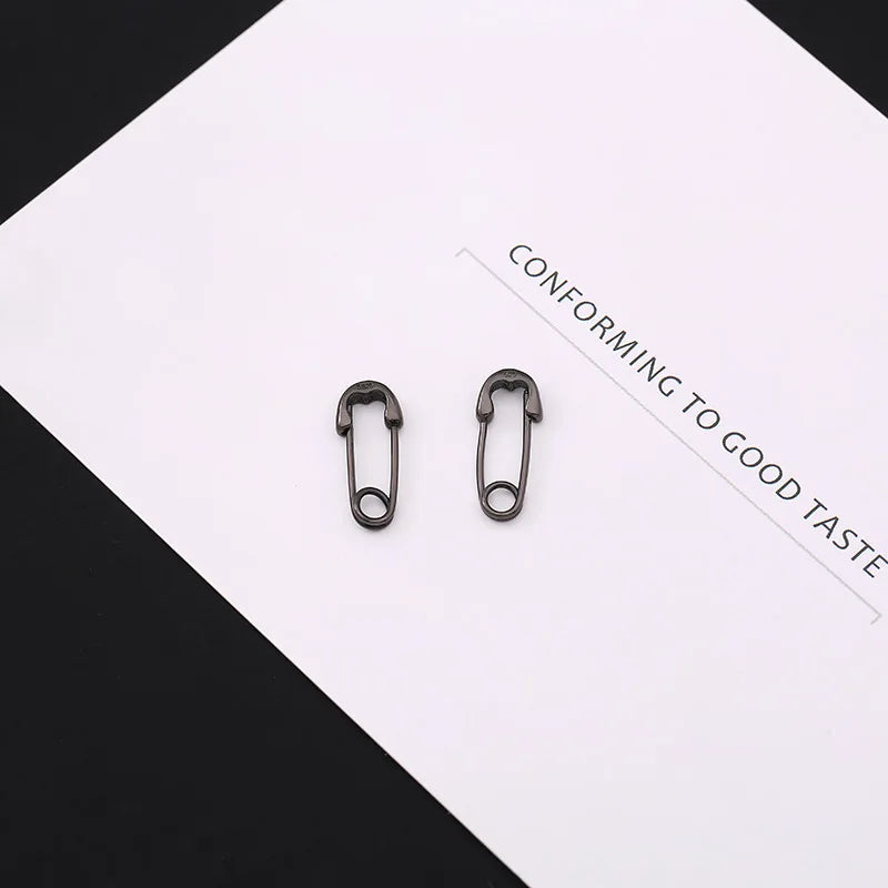 Wholesale 925 Sterling Silver Pin Earrings New Fashion Hip HopCool Handsome Men and Women Clip Ear Stud Jewelry