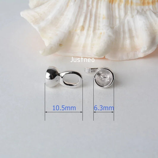 Solid 925 Sterling Silver Necklace Clasp for Necklace / Bracelet Jewelry diy Components