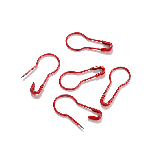 Colorful Metal Brooch Safety Pins, 20pcs