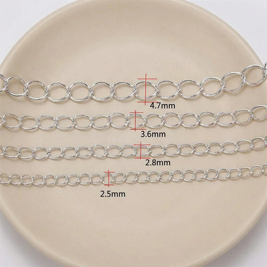 Open link extension chain available in multiple link sizes