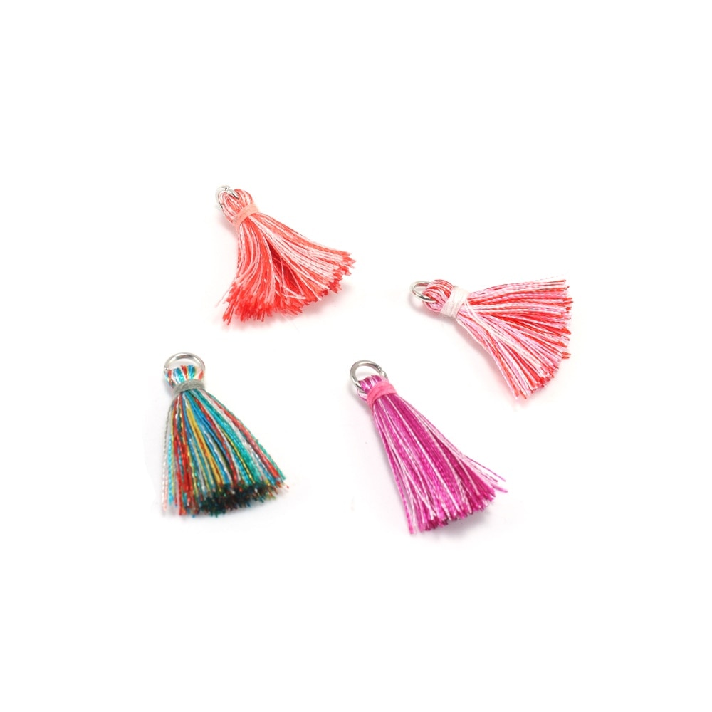 10-20pcs 2cm Cotton Small Tassels Pendants