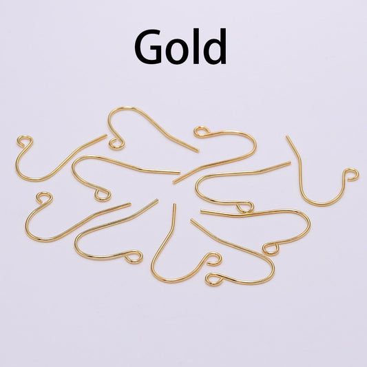 Crochets de boucles d'oreilles 21x12 mm, 100 pièces