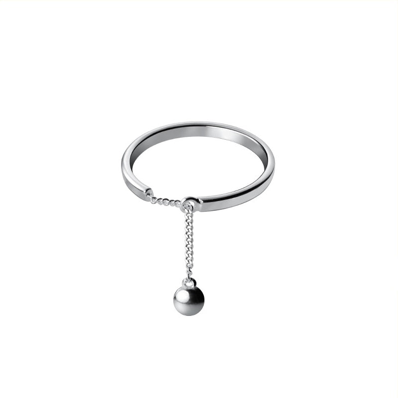 Stackable Silver Engagement Ring