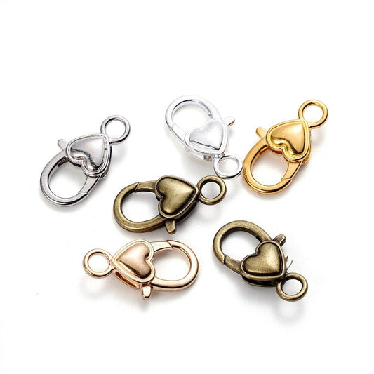 Heart Shape Lobster Clasp
