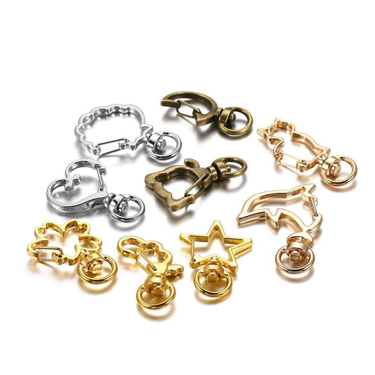 Keychain Lobster Clasps, Mixed Shape