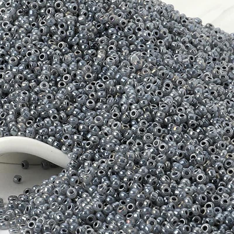 Pearl silver gray Miyuki Delica seed beads, 2mm 12/0 small glass Austria japanese round beads, 1000pcs
