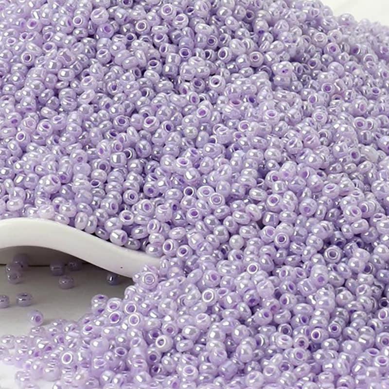 Purple Pearl Miyuki Delica seed beads, 2mm 12/0 small glass Austria japanese round beads, 1000pcs