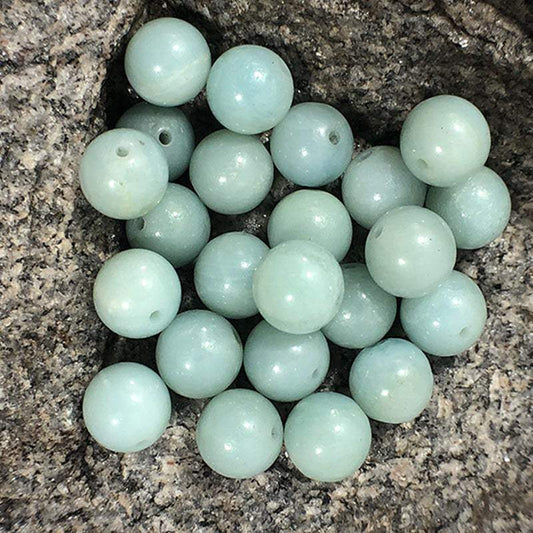 Round Blue Amazonite beads, Wholesale Lot, 4-12mm 5-200pcs