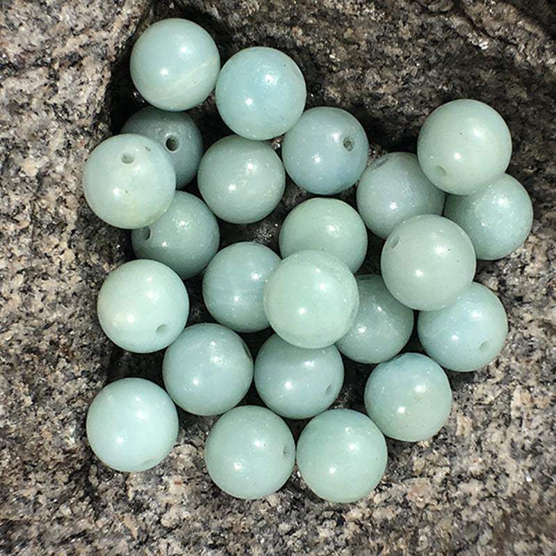 Round Blue Amazonite beads, Wholesale Lot, 4-12mm 5-200pcs