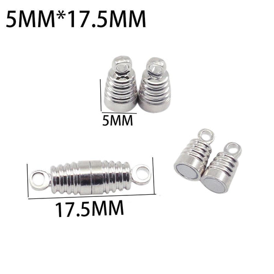 Stainless Steel Magnetic Clasps, 5x17.5mm