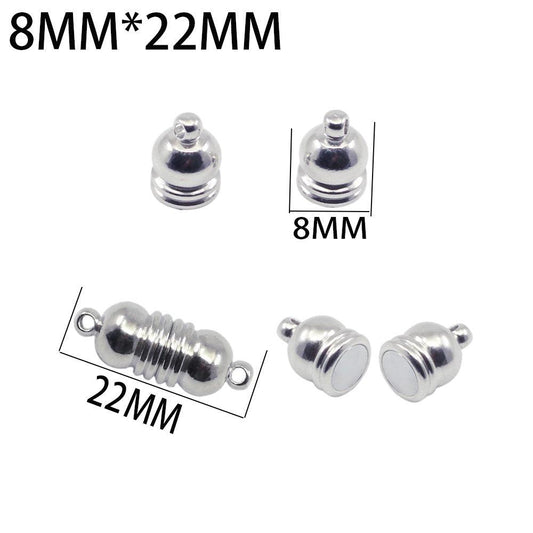 Stainless Steel Magnetic Clasps, 8x22mm