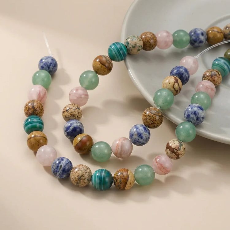 8mm gemstone beads natural stone beads round