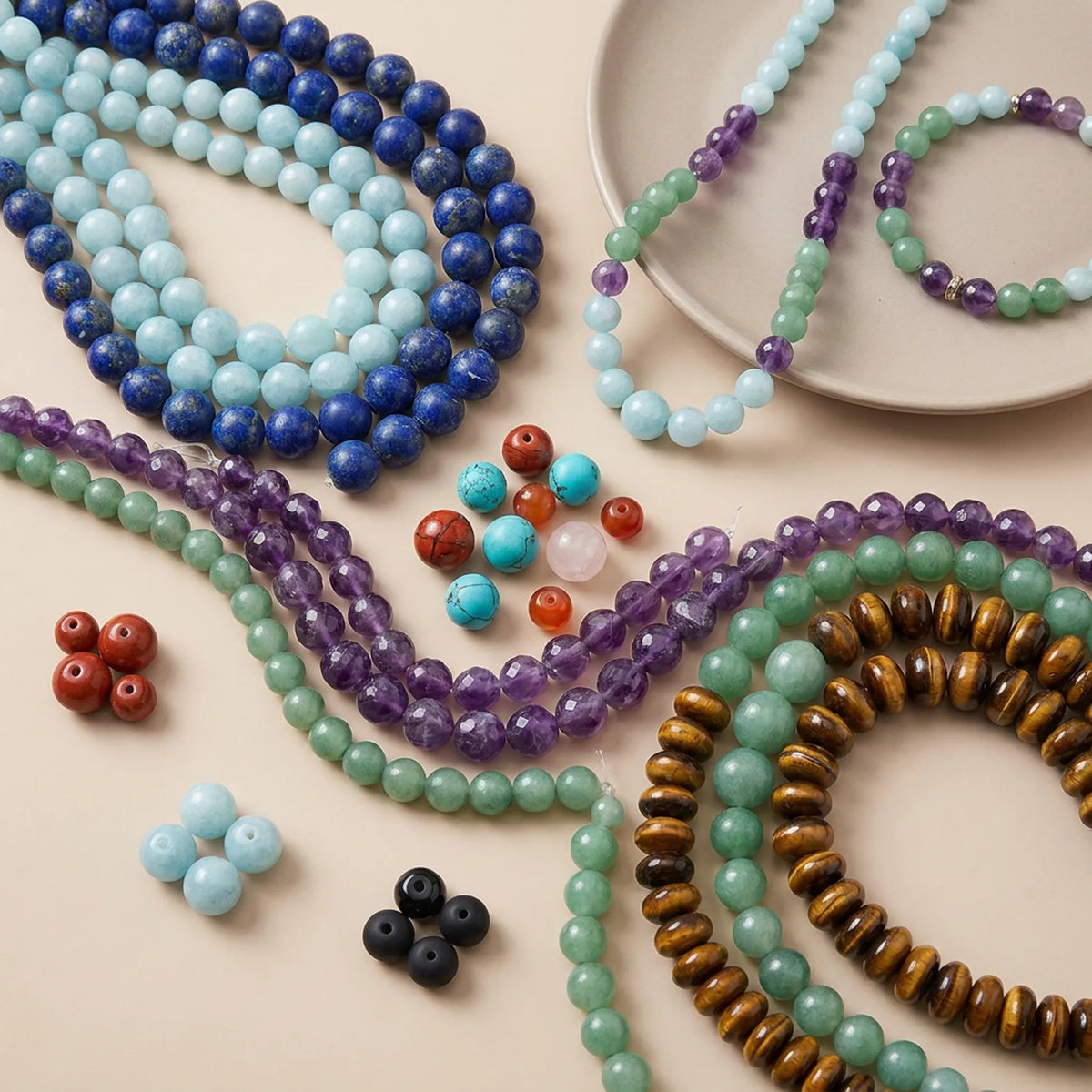 Loose Gemstone Beads for jewelry making