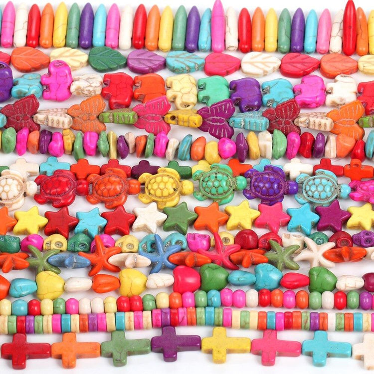 Animal stone beads 