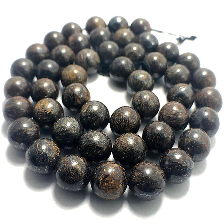 Bronzite beads 
