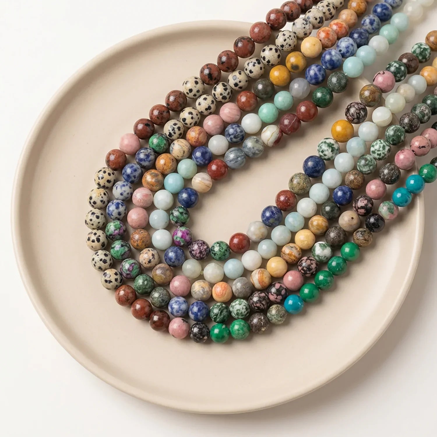 Gemstone beads for jewelry making