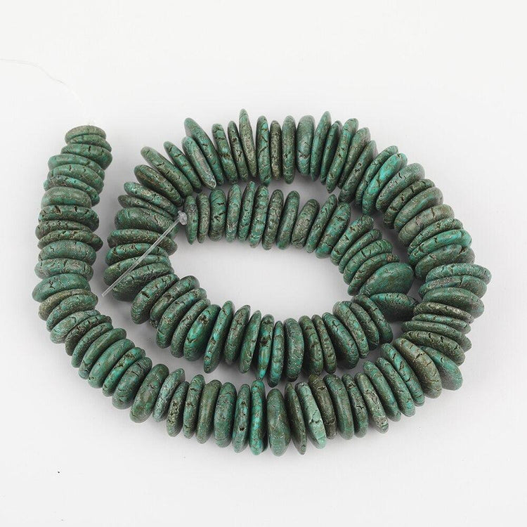 Gemstone heishi beads 