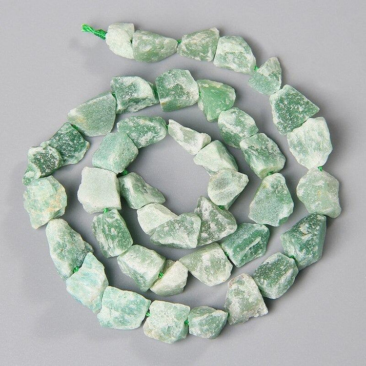 Gemstone nugget beads 