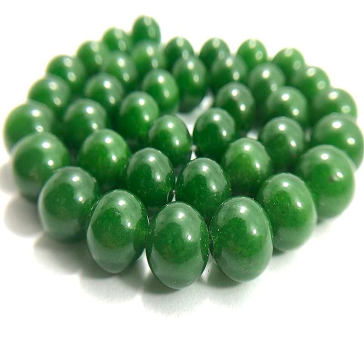 Green gemstone beads 