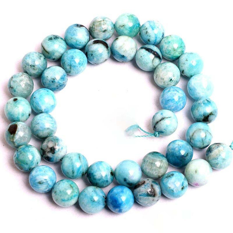 Hemimorphite beads 