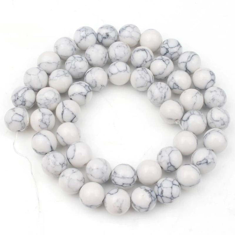 Howlite beads 