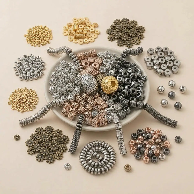 metal spacer beads