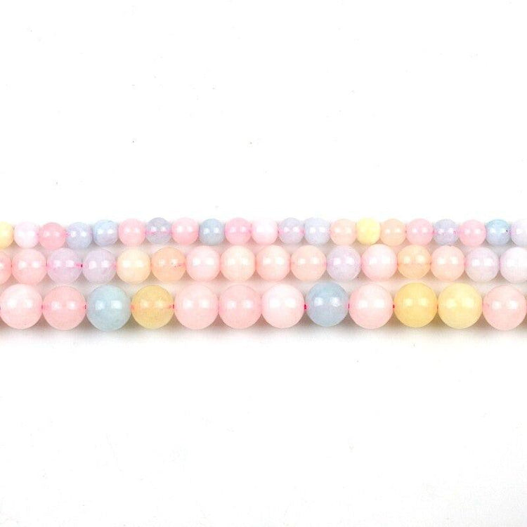 Morganite beads 
