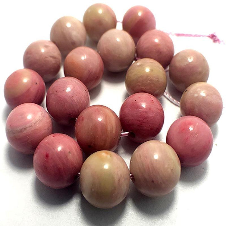 Pink gemstone beads 