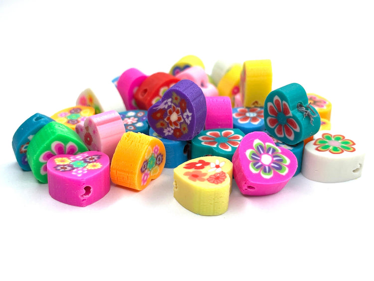 Polymer clay beads 