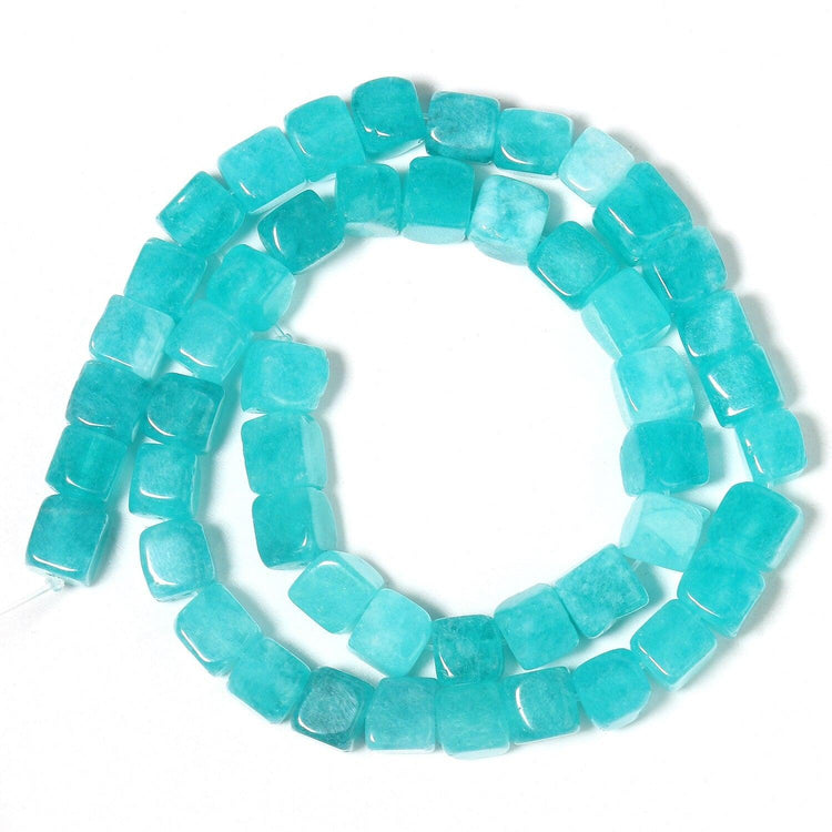 Square gemstone beads 