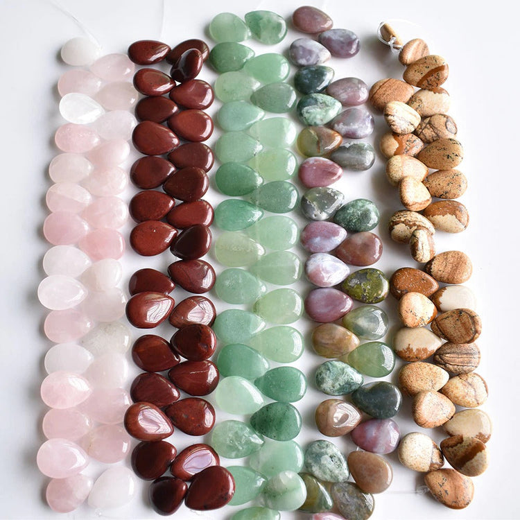 Teardrop gemstone beads 