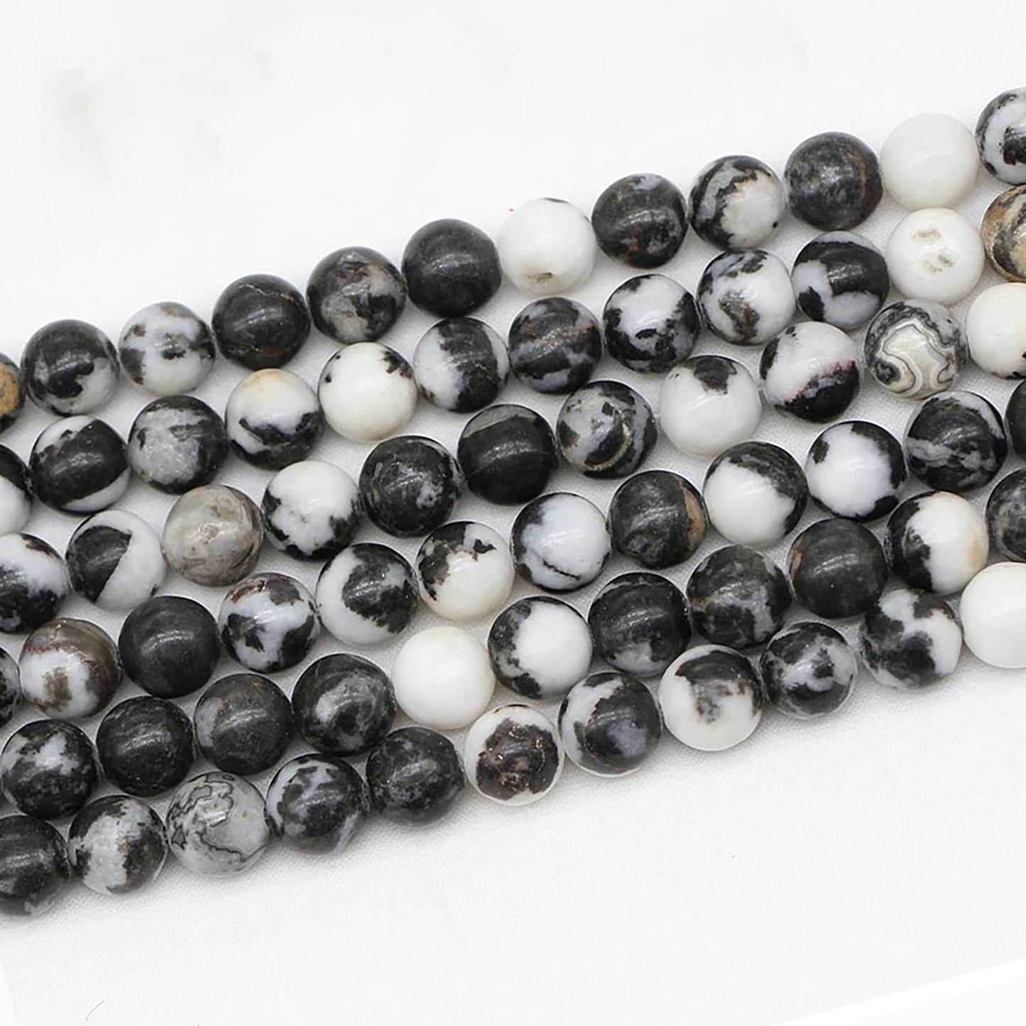 Natural Zebra Jasper Beads, 2-10mm